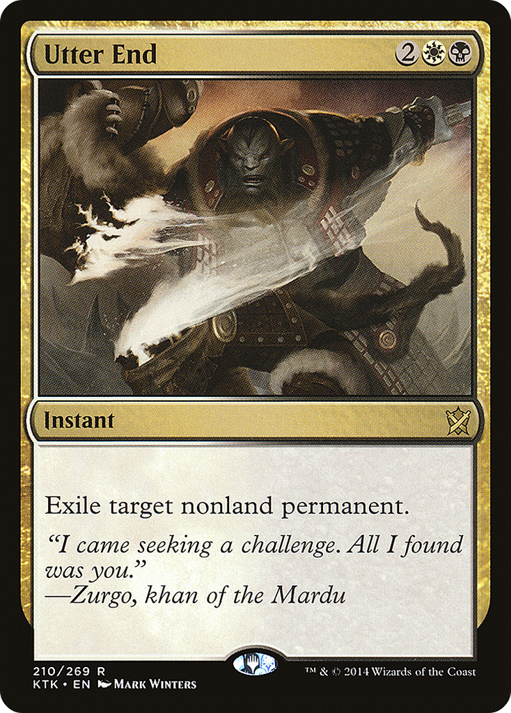 Magic: The Gathering - Utter End - Khans of Tarkir