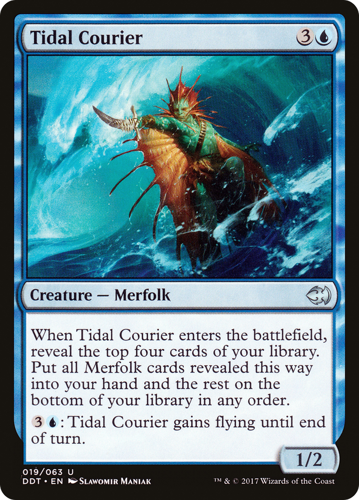 Magic: The Gathering - Tidal Courier - Duel Decks: Merfolk vs. Goblins