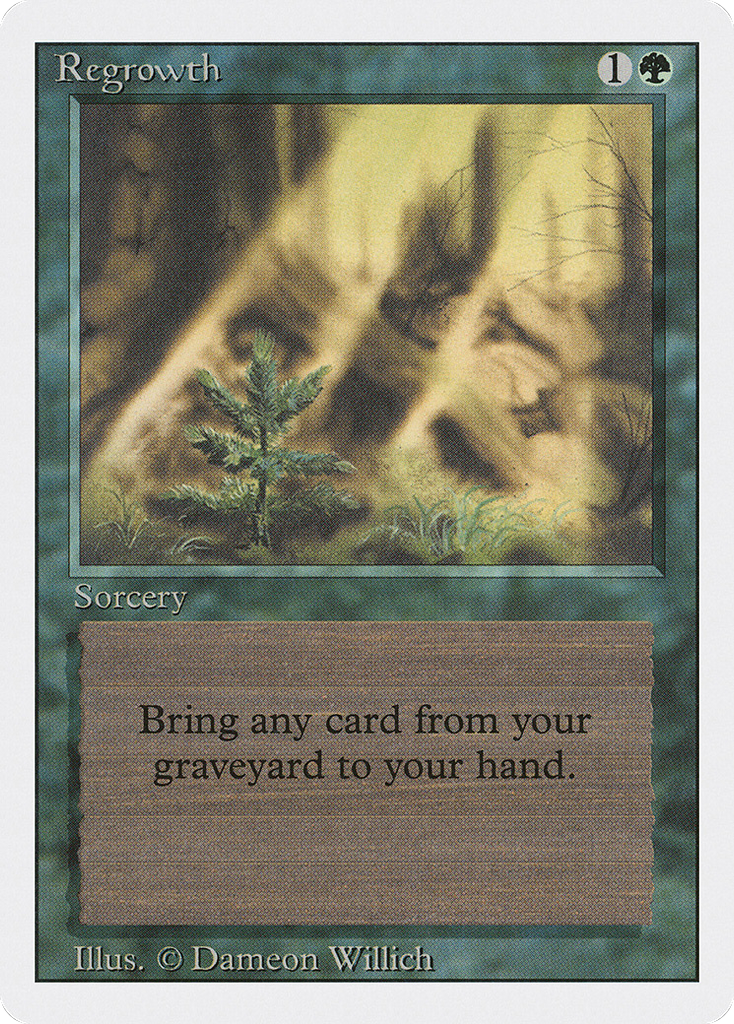 Magic: The Gathering - Regrowth - Revised Edition