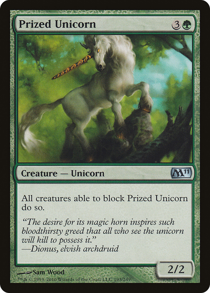 Magic: The Gathering - Prized Unicorn - Magic 2011