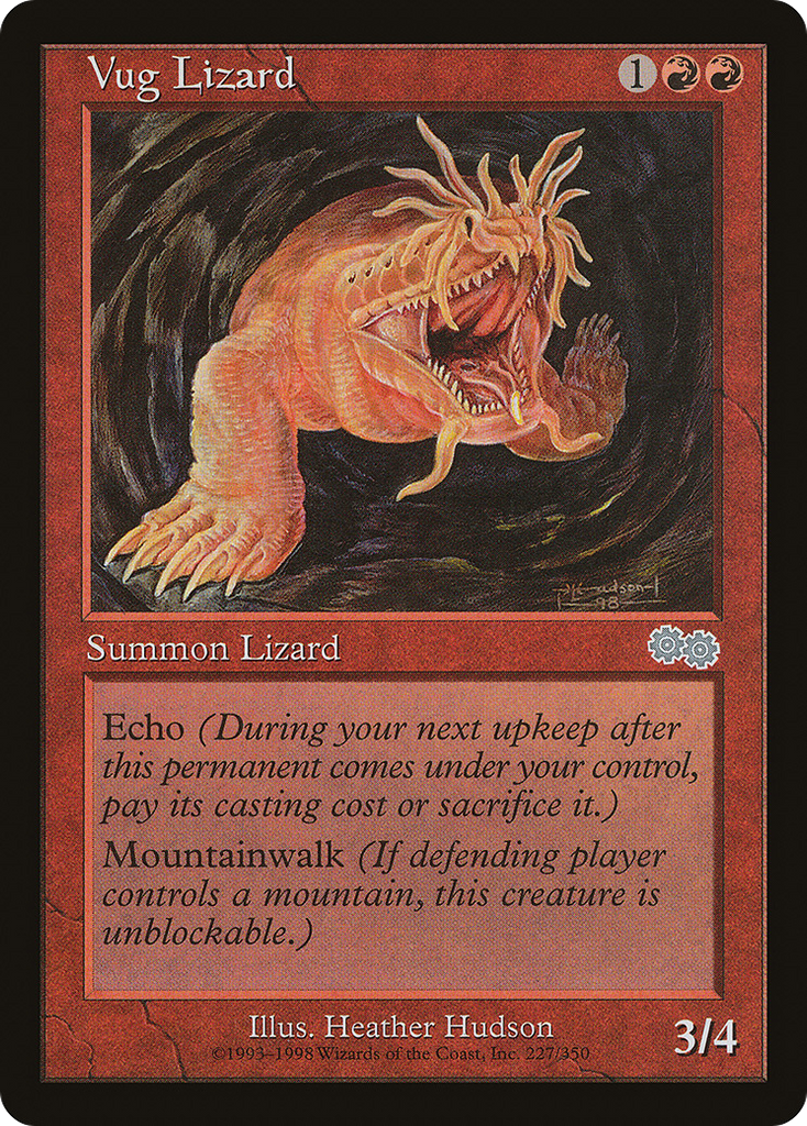 Magic: The Gathering - Vug Lizard - Urza's Saga