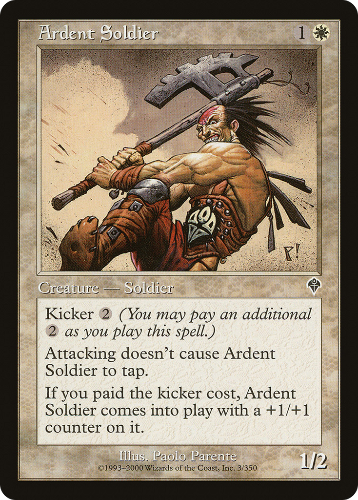Magic: The Gathering - Ardent Soldier - Invasion