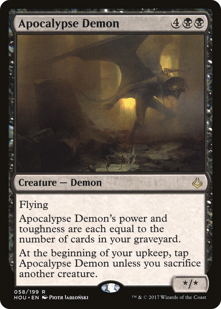 Magic: The Gathering - Apocalypse Demon - Hour of Devastation