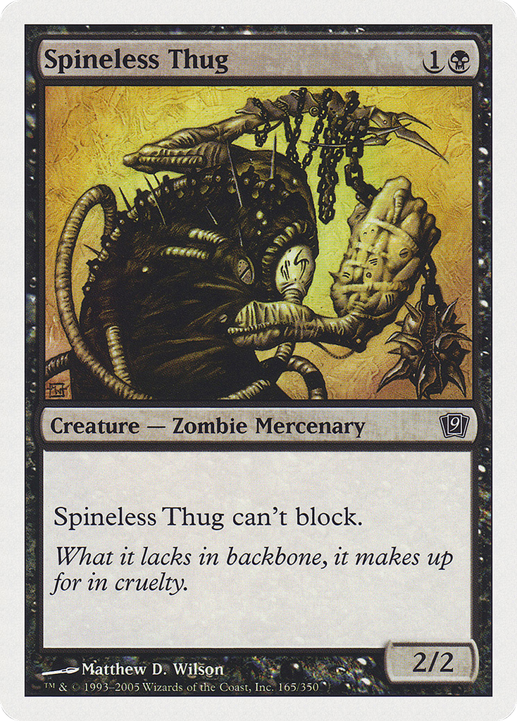 Magic: The Gathering - Spineless Thug - Ninth Edition
