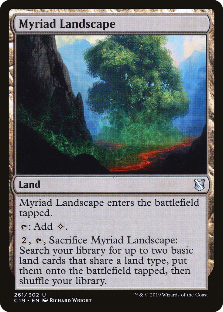 Magic: The Gathering - Myriad Landscape - Commander 2019