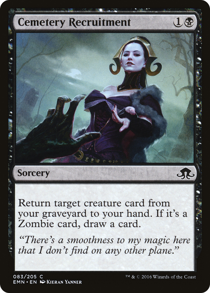 Magic: The Gathering - Cemetery Recruitment - Eldritch Moon