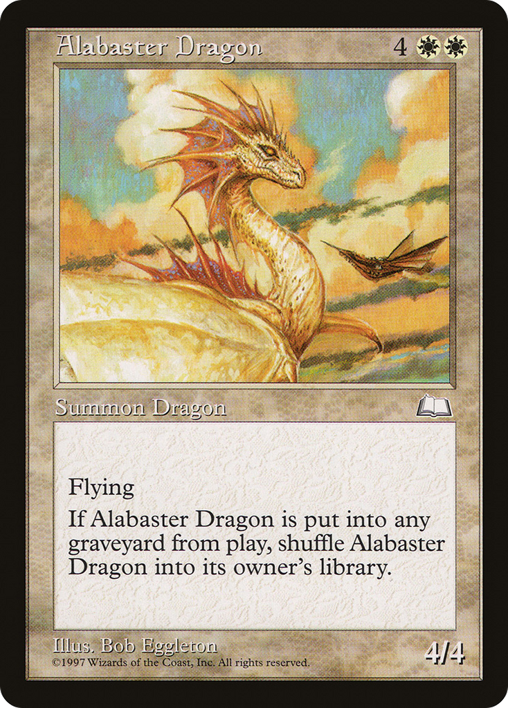 Magic: The Gathering - Alabaster Dragon - Weatherlight