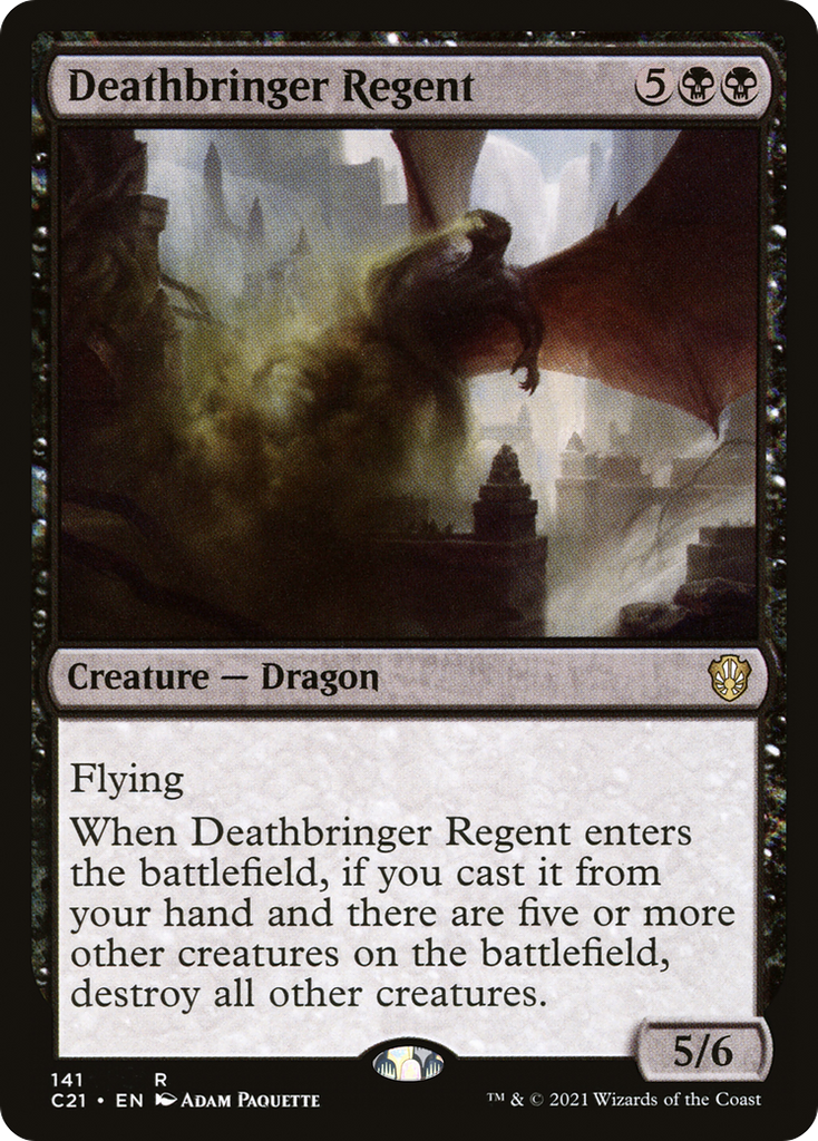Magic: The Gathering - Deathbringer Regent - Commander 2021