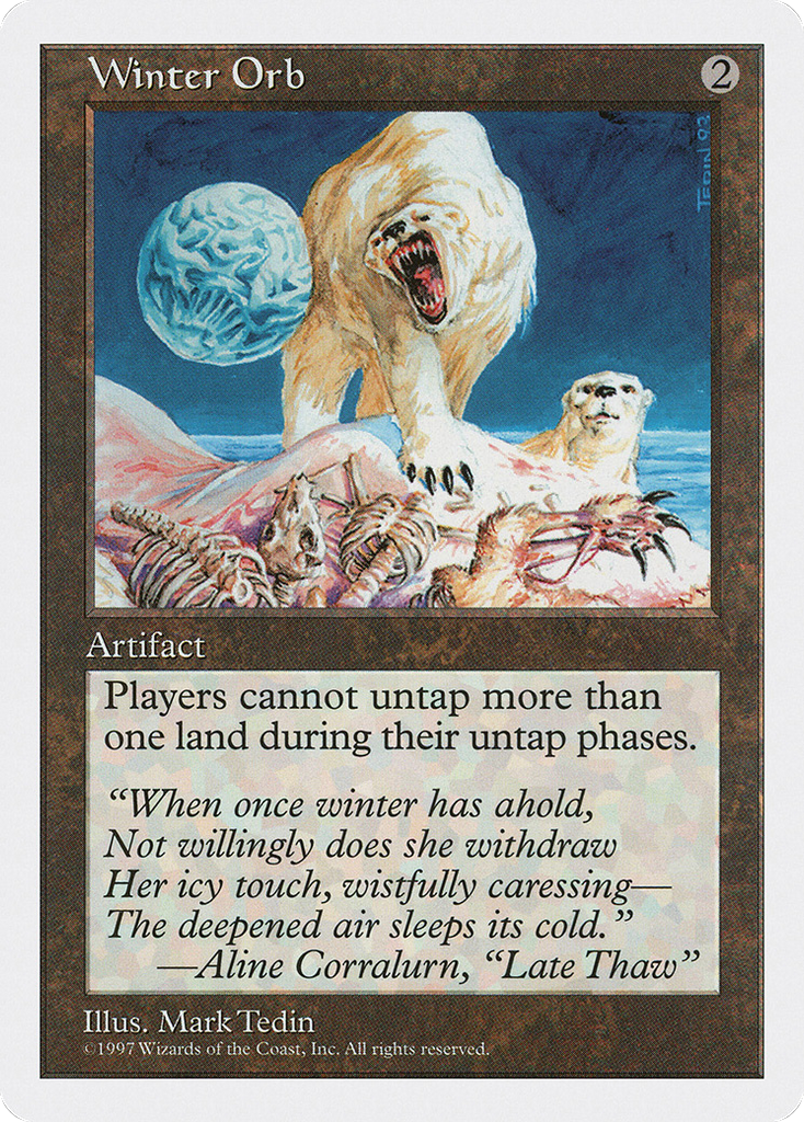 Magic: The Gathering - Winter Orb - Fifth Edition
