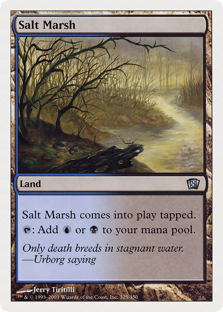 Magic: The Gathering - Salt Marsh - Eighth Edition