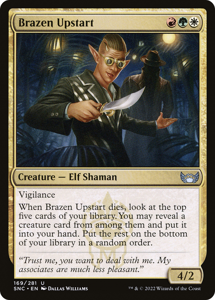 Magic: The Gathering - Brazen Upstart Foil - Streets of New Capenna