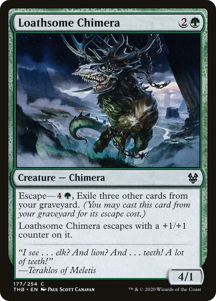 Magic: The Gathering - Loathsome Chimera - Theros Beyond Death