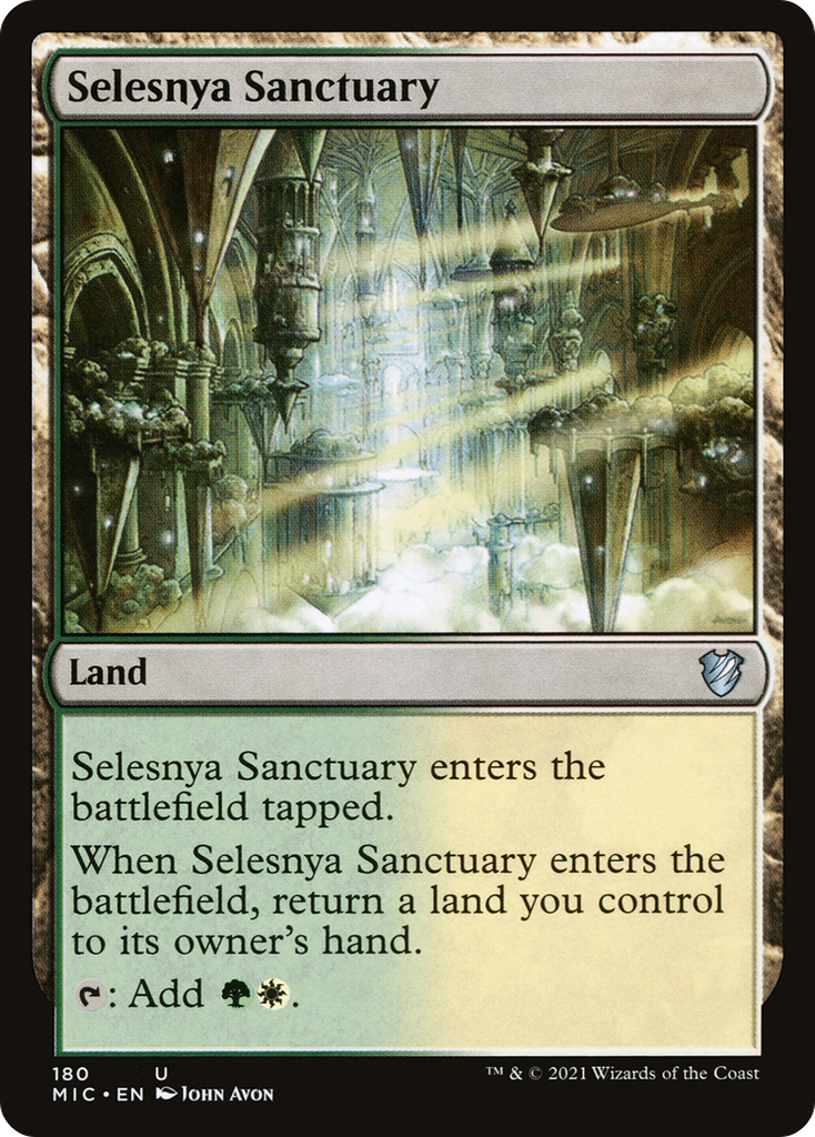 Magic: The Gathering - Selesnya Sanctuary - Midnight Hunt Commander