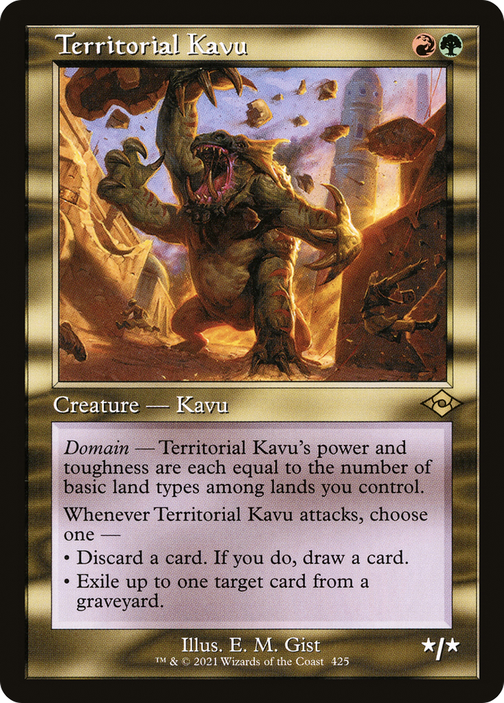 Magic: The Gathering - Territorial Kavu - Modern Horizons 2