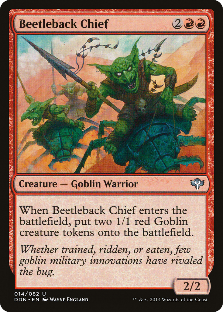 Magic: The Gathering - Beetleback Chief - Duel Decks: Speed vs. Cunning