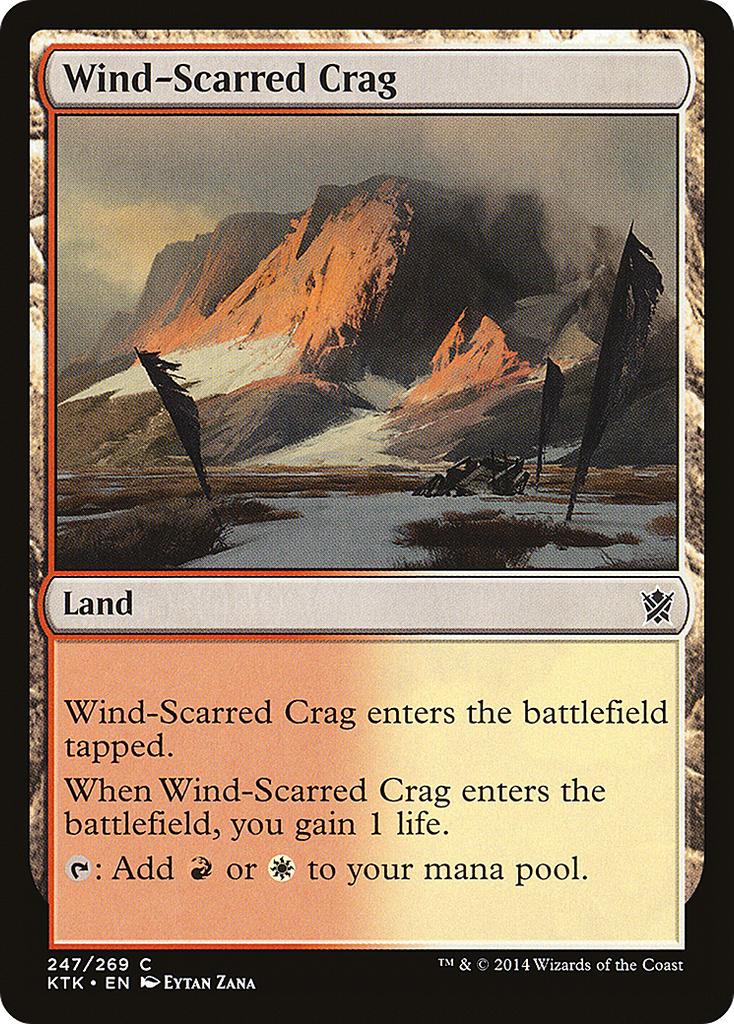Magic: The Gathering - Wind-Scarred Crag - Khans of Tarkir