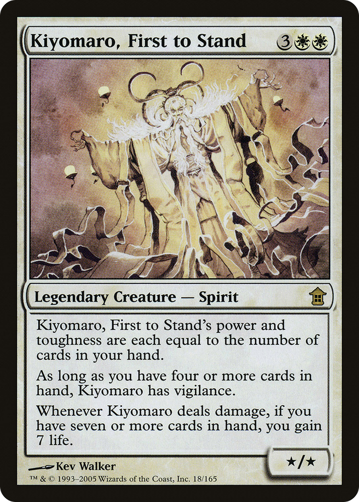 Magic: The Gathering - Kiyomaro, First to Stand - Saviors of Kamigawa