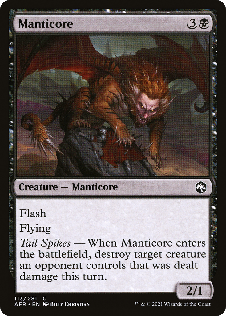 Magic: The Gathering - Manticore - Adventures in the Forgotten Realms