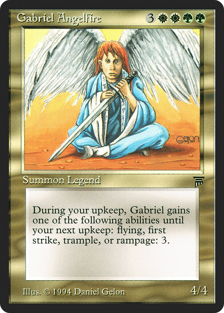 Magic: The Gathering - Gabriel Angelfire - Legends