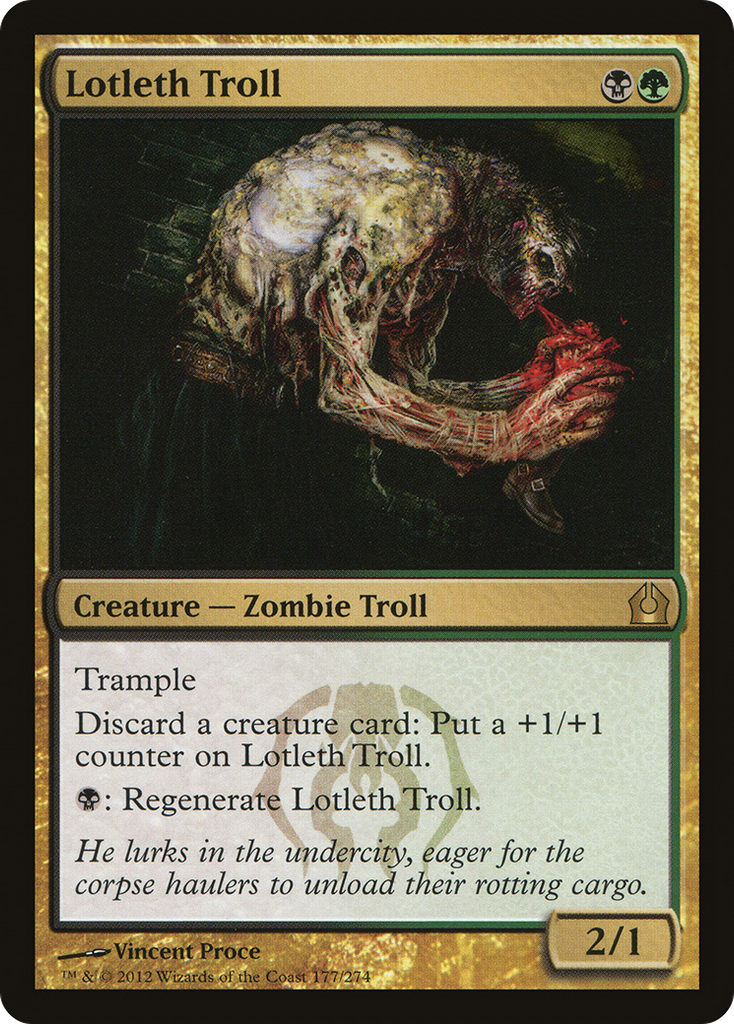 Magic: The Gathering - Lotleth Troll - Return to Ravnica