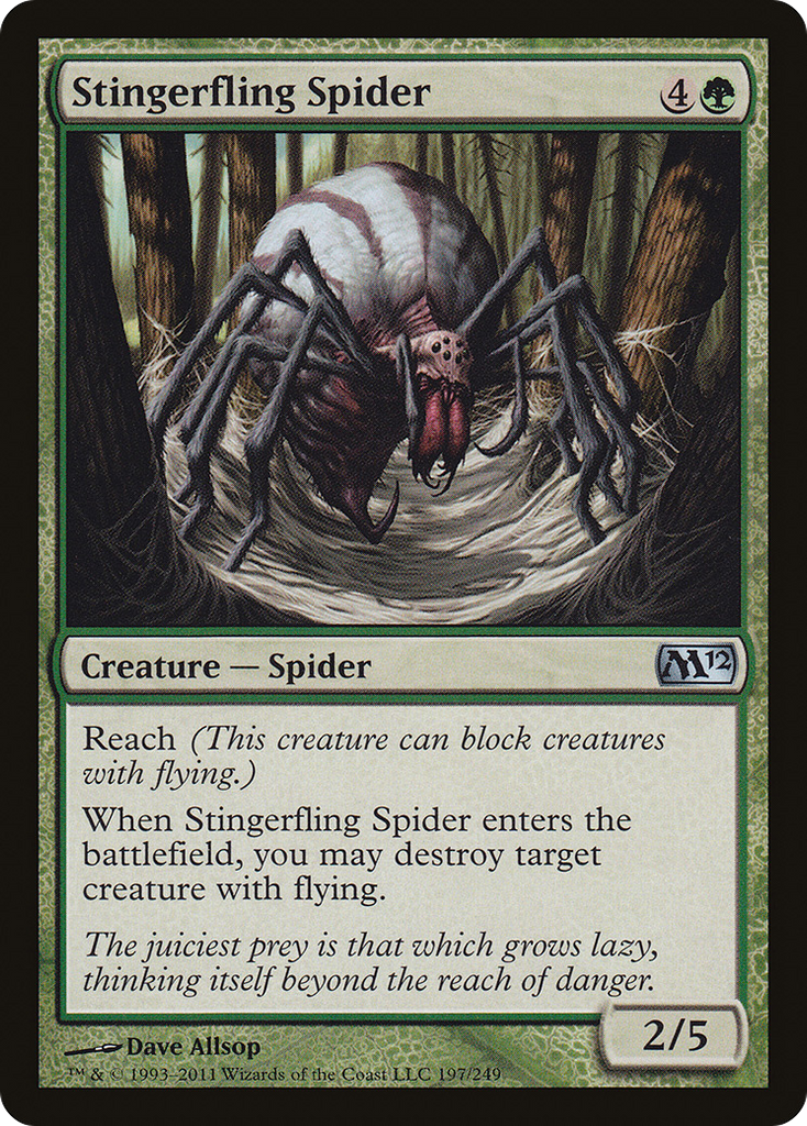 Magic: The Gathering - Stingerfling Spider - Magic 2012