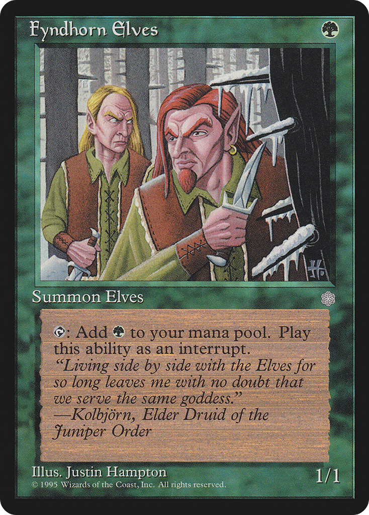 Magic: The Gathering - Fyndhorn Elves - Ice Age