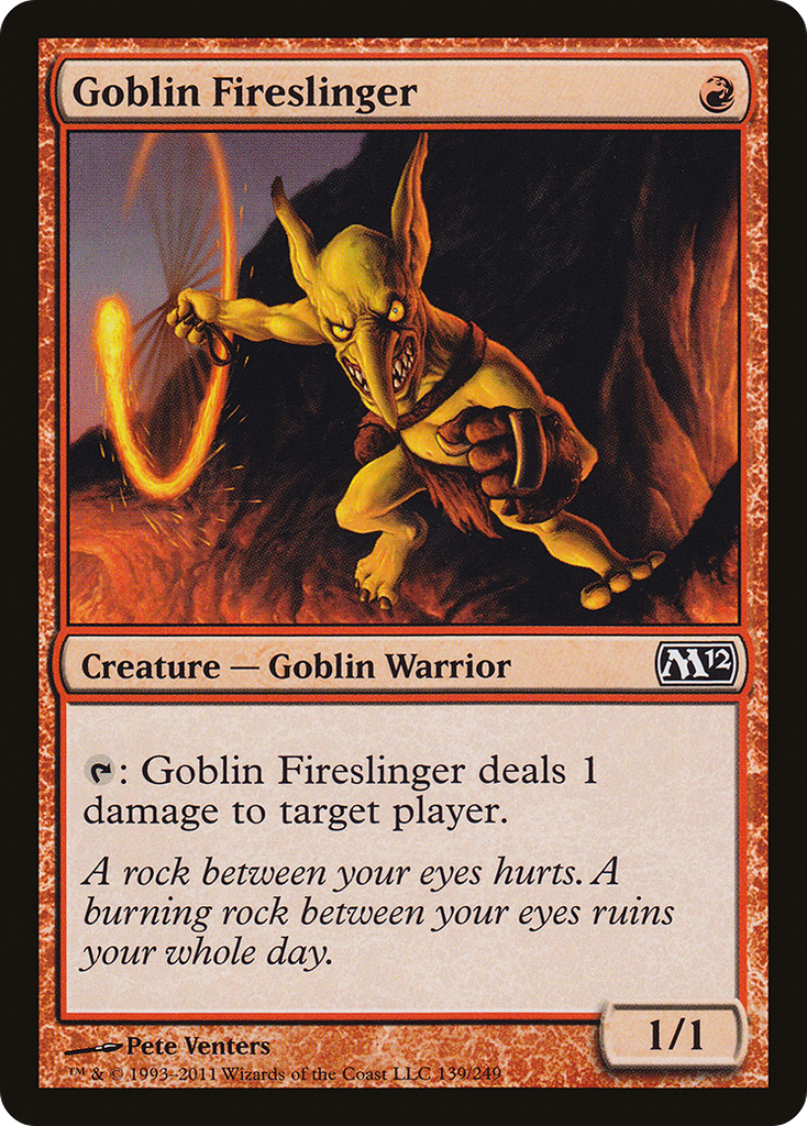Magic: The Gathering - Goblin Fireslinger - Magic 2012