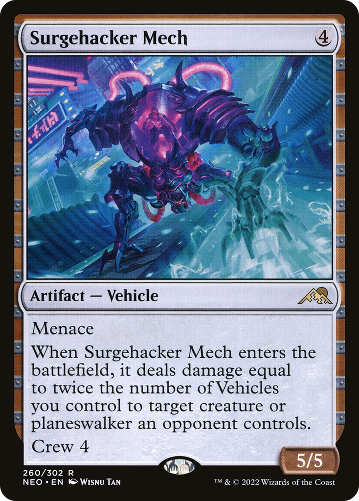 Magic: The Gathering - Surgehacker Mech Foil - Kamigawa: Neon Dynasty