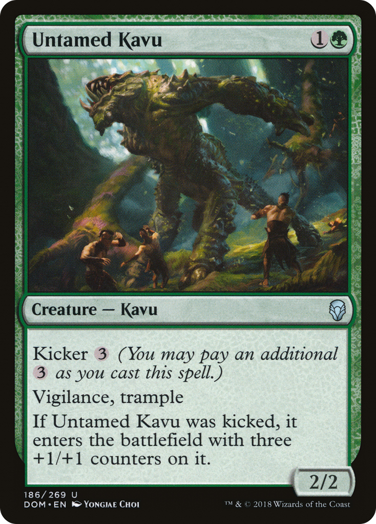 Magic: The Gathering - Untamed Kavu - Dominaria