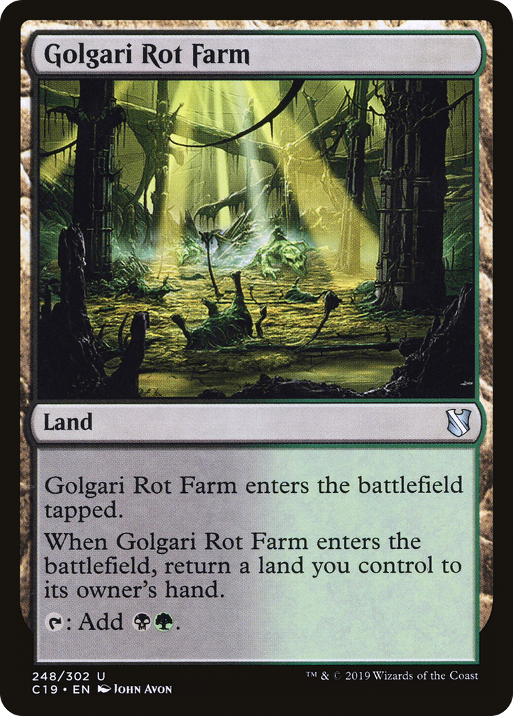 Magic: The Gathering - Golgari Rot Farm - Commander 2019