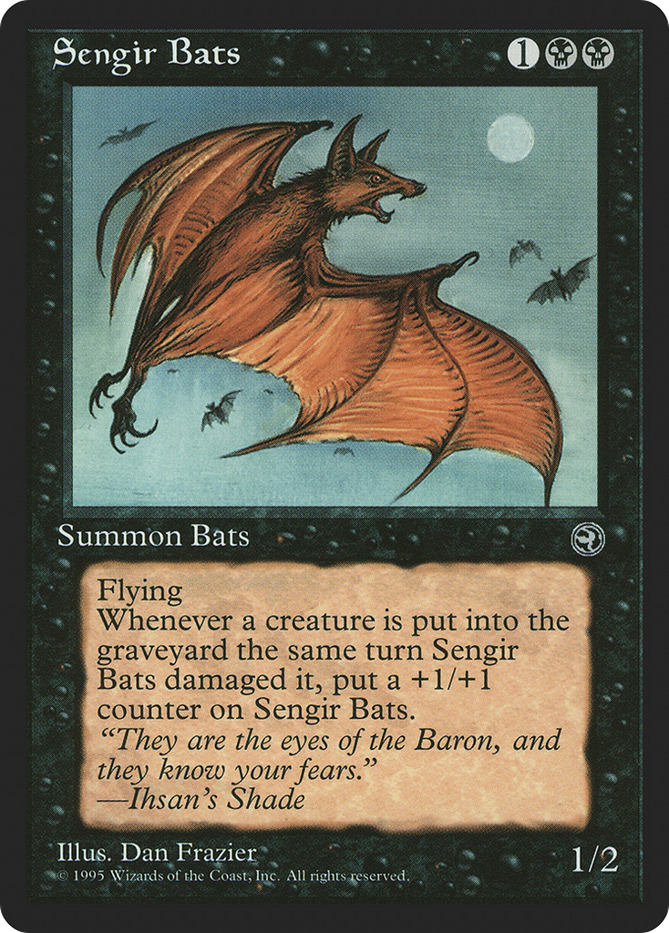 Magic: The Gathering - Sengir Bats - Homelands