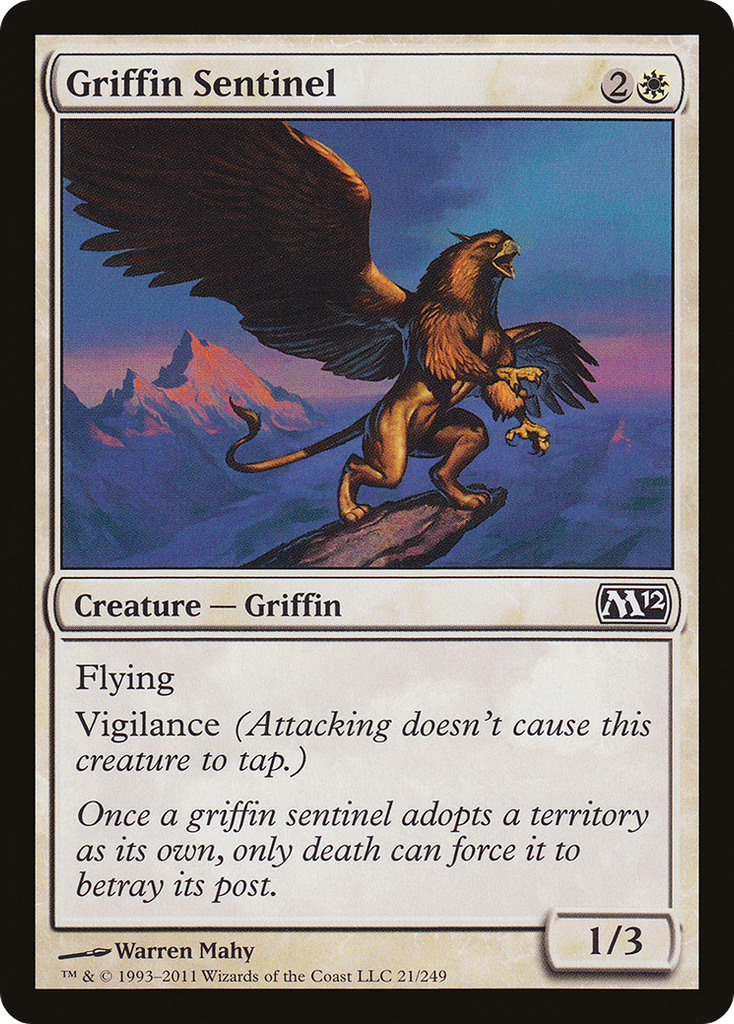 Magic: The Gathering - Griffin Sentinel - Magic 2012