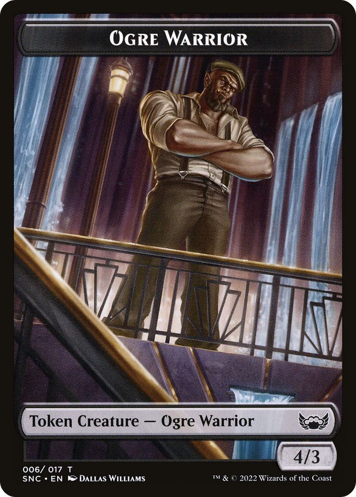 Magic: The Gathering - Ogre Warrior Token - Streets of New Capenna Tokens