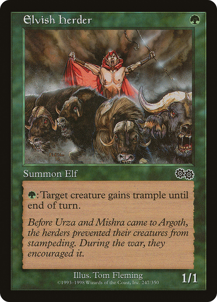 Magic: The Gathering - Elvish Herder - Urza's Saga
