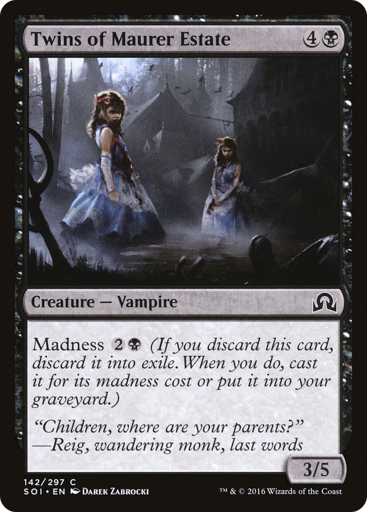 Magic: The Gathering - Twins of Maurer Estate - Shadows over Innistrad