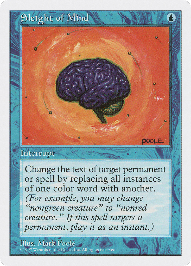 Magic: The Gathering - Sleight of Mind - Fifth Edition