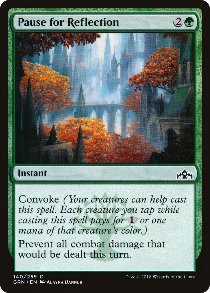 Magic: The Gathering - Pause for Reflection - Guilds of Ravnica