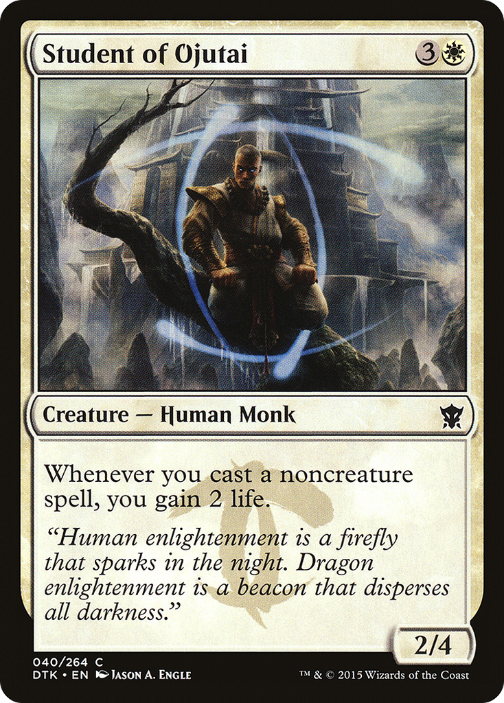 Magic: The Gathering - Student of Ojutai - Dragons of Tarkir