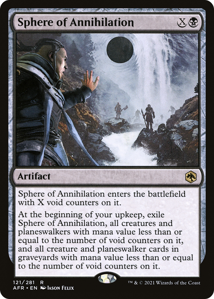 Magic: The Gathering - Sphere of Annihilation Foil - Adventures in the Forgotten Realms