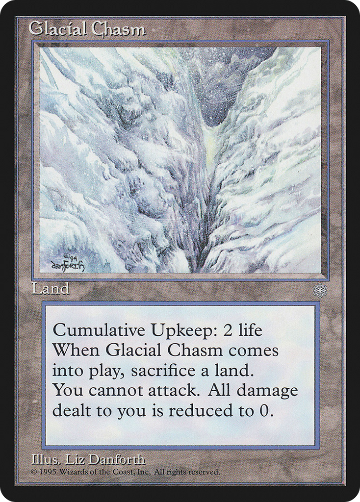 Magic: The Gathering - Glacial Chasm - Ice Age