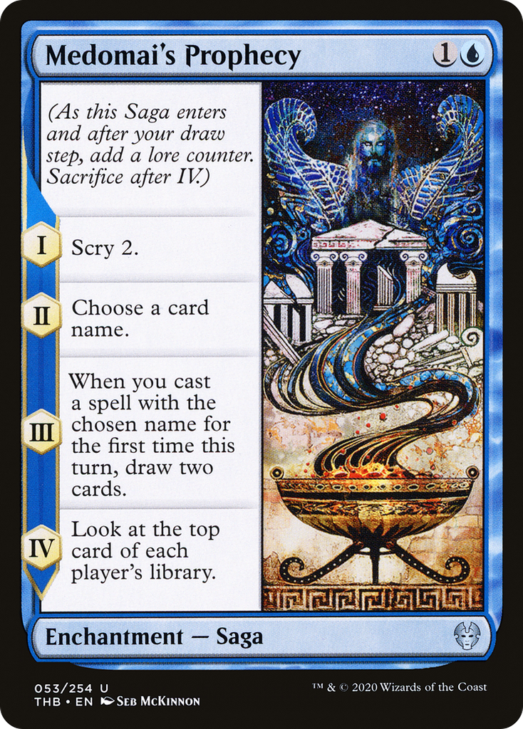 Magic: The Gathering - Medomai's Prophecy Foil - Theros Beyond Death