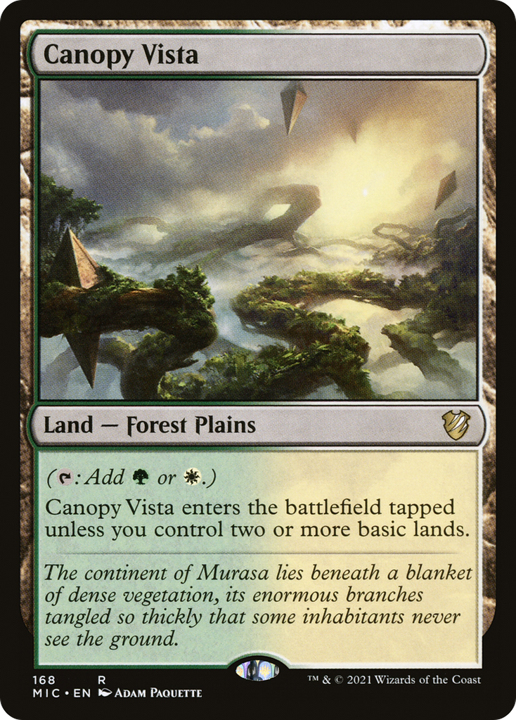 Magic: The Gathering - Canopy Vista - Midnight Hunt Commander