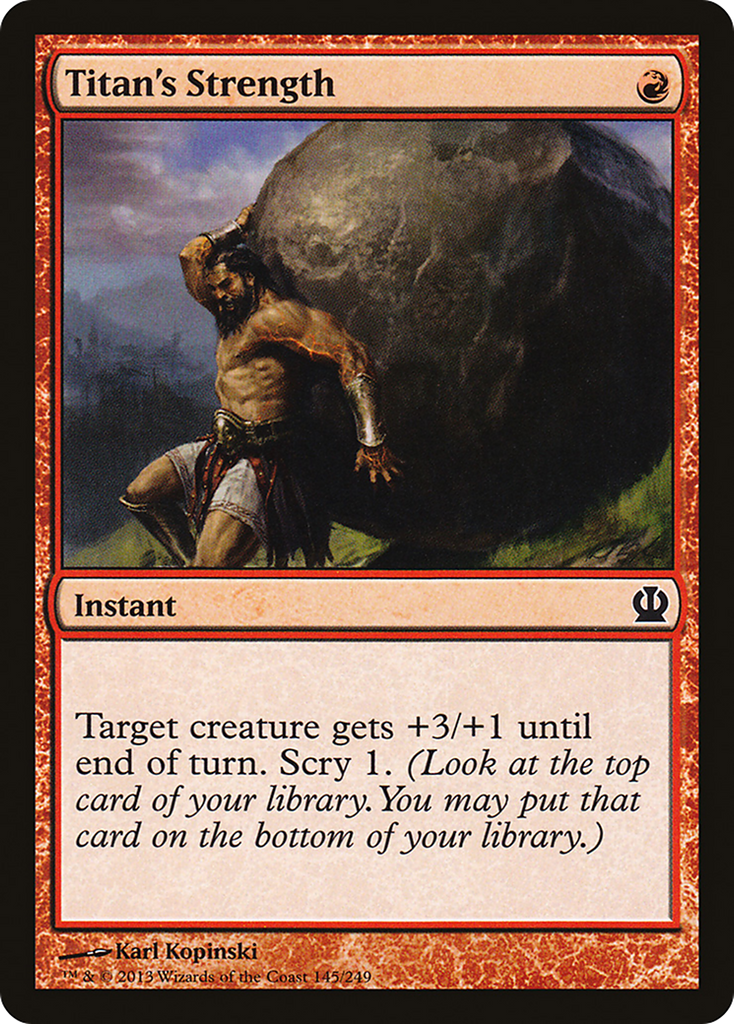 Magic: The Gathering - Titan's Strength - Theros