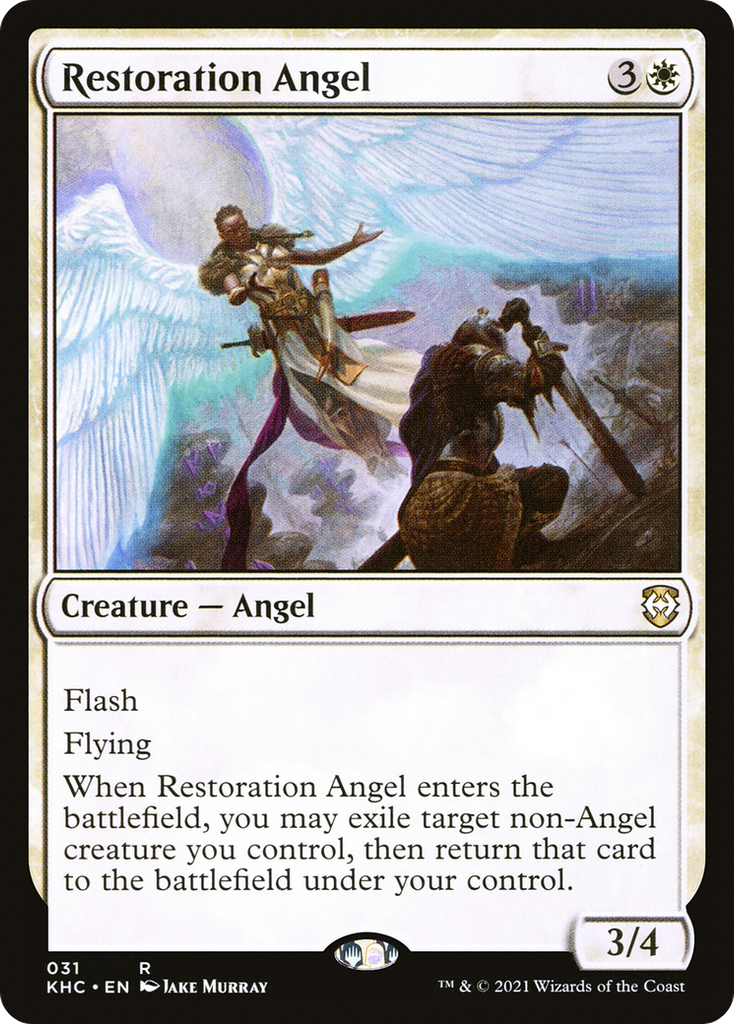 Magic: The Gathering - Restoration Angel - Kaldheim Commander