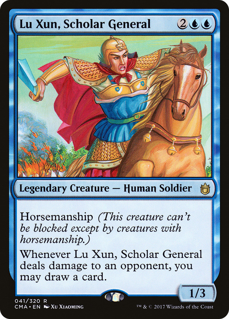 Magic: The Gathering - Lu Xun, Scholar General - Commander Anthology