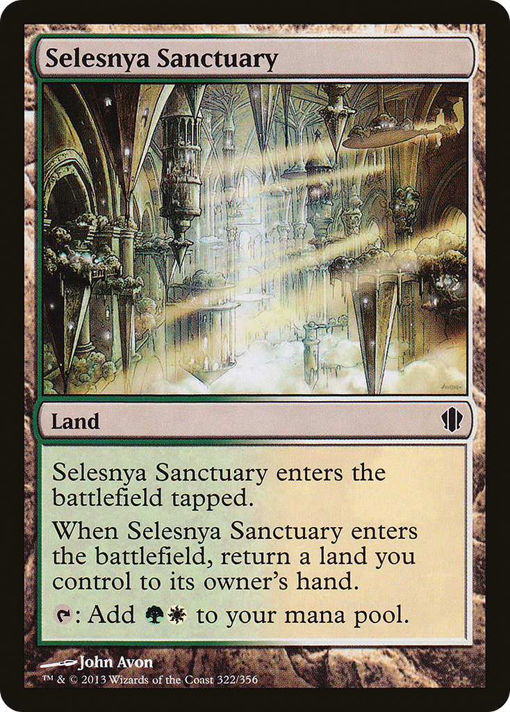 Magic: The Gathering - Selesnya Sanctuary - Commander 2013