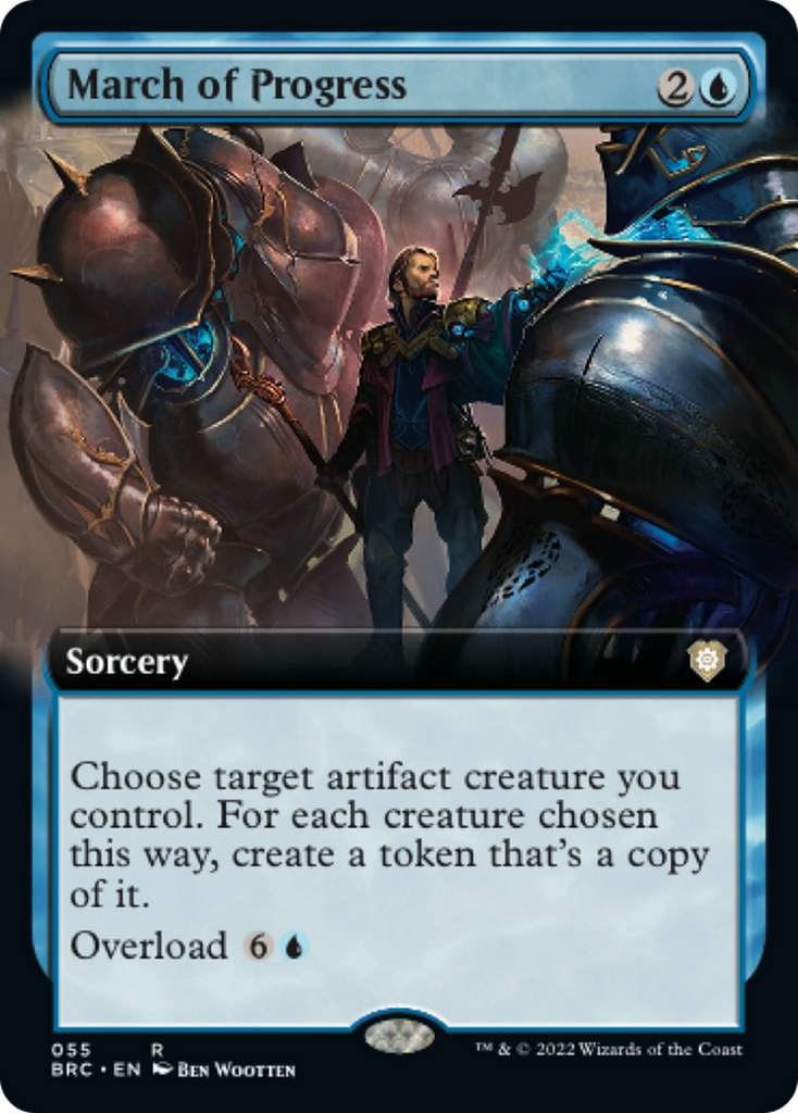 Magic: The Gathering - March of Progress Foil - The Brothers' War Commander
