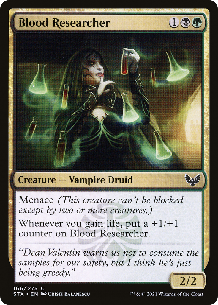 Magic: The Gathering - Blood Researcher - Strixhaven: School of Mages
