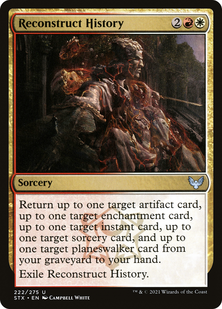 Magic: The Gathering - Reconstruct History Foil - Strixhaven: School of Mages