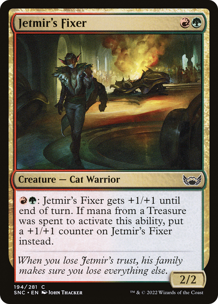 Magic: The Gathering - Jetmir's Fixer Foil - Streets of New Capenna